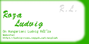 roza ludvig business card